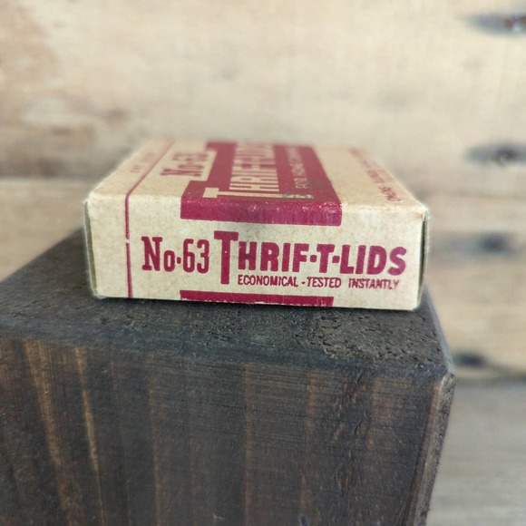 Vintage 1930s Thrif-T-Lids No. 63 For Home Canning / Ephemera - Picture 3 of 10